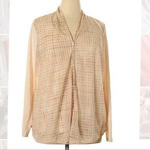 Simply Vera - Vera Wang blouse, tan